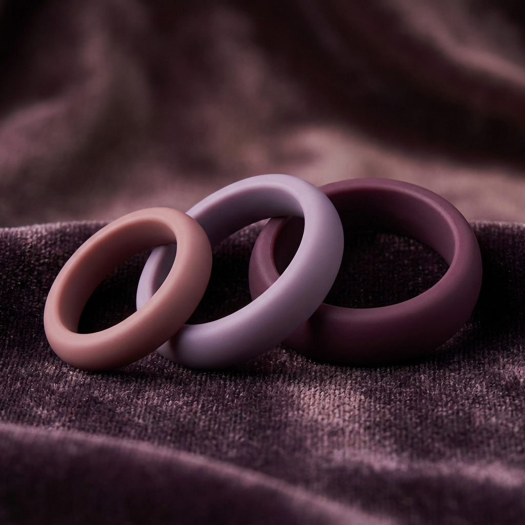 Vibrating Cock Ring Set 3-Pack